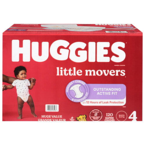 Huggies Diapers, Disney Baby, 4 (22-37 lb), Huge Value