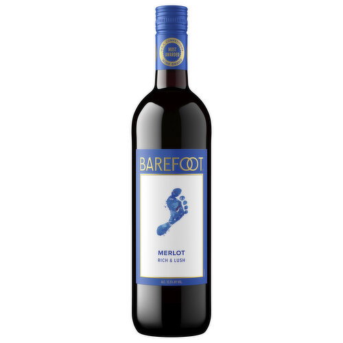 Barefoot Merlot California Red Wine Image 1 of 7