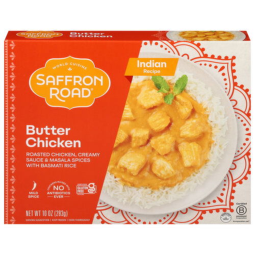 Saffron Road Butter Chicken, Indian Recipe, Mild Spice