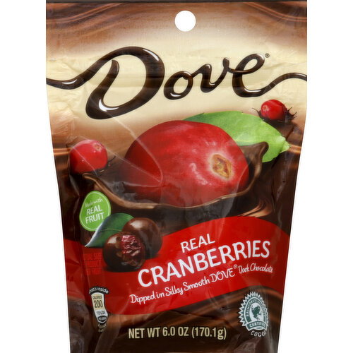 Dove Cranberries, Real, Dark Chocolate