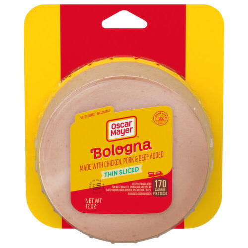 Oscar Mayer Bologna, Thin Sliced