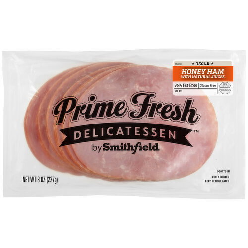 Prime Fresh Delicatessen Honey Ham with Natural Juices