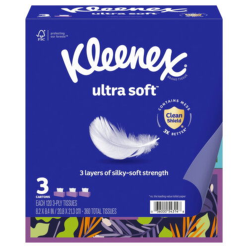 Kleenex 3-Ply Tissues