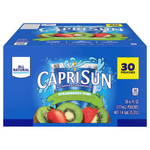 Capri Sun Strawberry Kiwi Juice Drink Blend from Concentrate Image 1 of 6