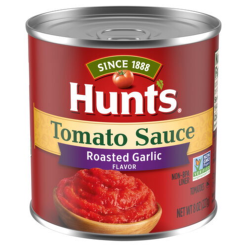 Hunt's Roasted Garlic Flavor Tomato Sauce Image 1 of 4