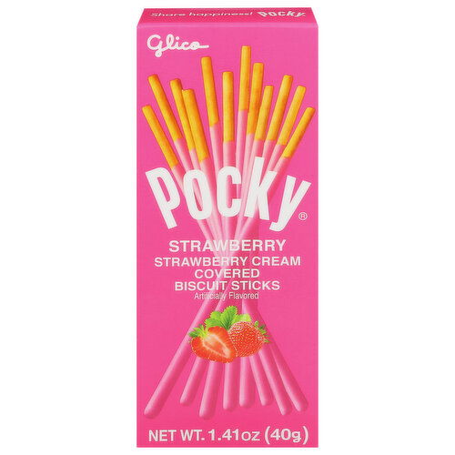 Pocky Biscuit Sticks, Strawberry