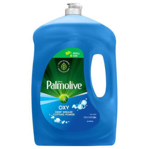 Palmolive Dish Liquid, Oxy, Ultra, Refill Size