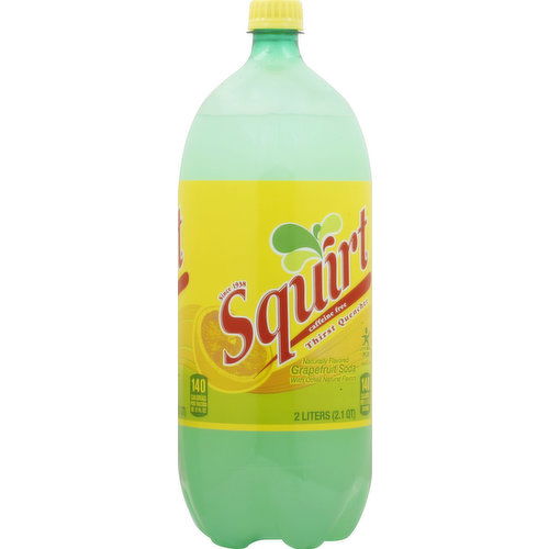 Squirt Soda, Grapefruit, Caffeine Free