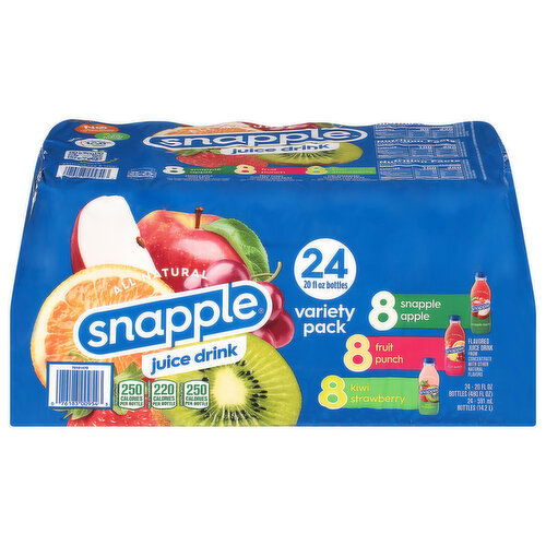 Snapple Juice Mango/Kiwi Strawberry/Fruit Punch