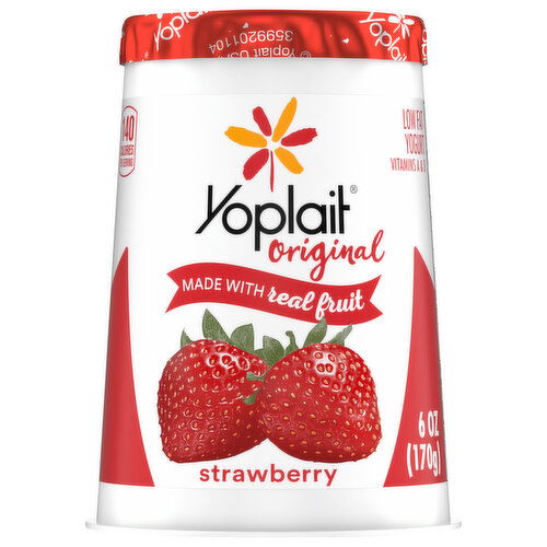 Yoplait Low Fat Strawberry Yogurt