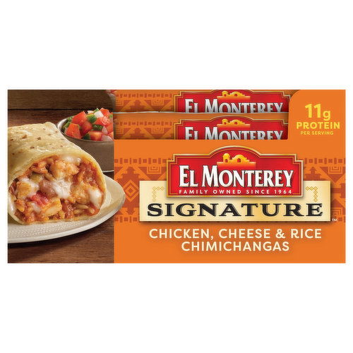 El Monterey Chimichanga, Chicken, Cheese & Rice