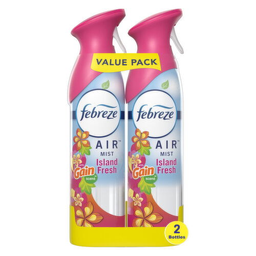 Febreze Air Freshener Spray Odor-Fighting Room Spray Gain Island Fresh Scent