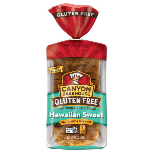 Canyon Bakehouse Gluten Free 100% Whole Grain Hawaiian Sweet Bread