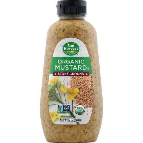 Sun Harvest Mustard, Organic, Stone Ground