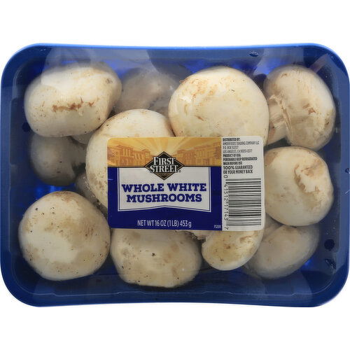 First Street Mushrooms White