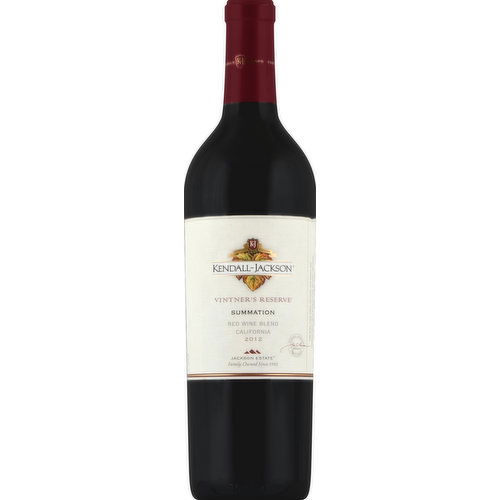 Kendall-Jackson Red Wine Blend, Summation, California, 2009