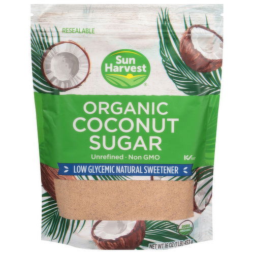 Sun Harvest Coconut Sugar, Organic