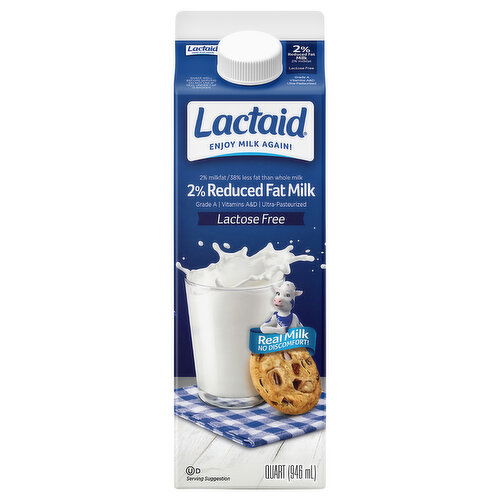 Lactaid Lactose Free 2% Reduced Fat Milk
