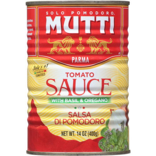 Mutti Tomato Sauce, with Basil & Oregano