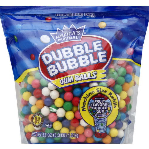 Dubble Bubble Gum Balls, Assorted