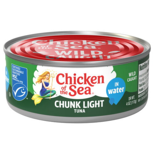 Chicken of the Sea Chunk Light Tuna in Water Image 1 of 3