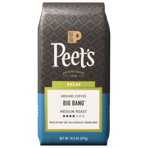 Peet's Coffee Coffee, Ground, Medium Roast, Decaf