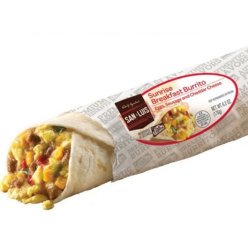 Deli Express Burrito Breakfast Sunrise Hot To Go, 6.2oz