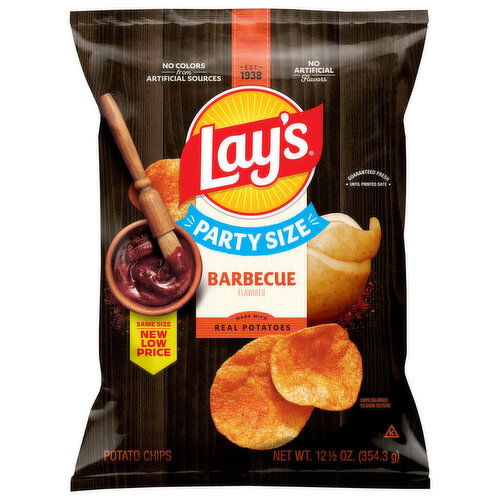 Lay's Barbecue Flavored Party Size Potato Chips