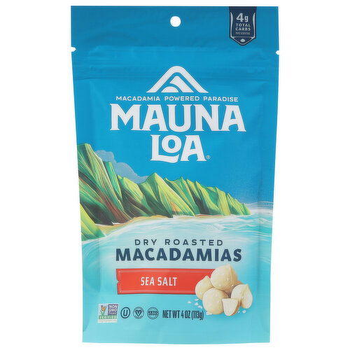 Mauna Loa Macadamias, Hawaiian Sea Salt, Dry Roasted