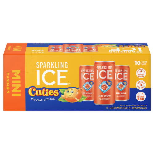 Sparkling Ice Zero Sugar Mandarin Mini Sparkling Water