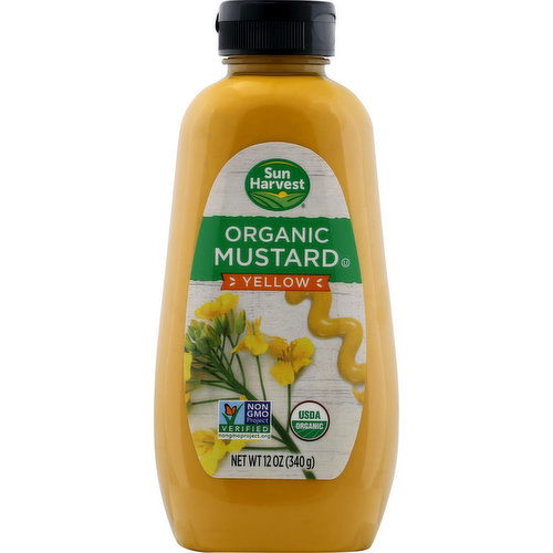 Sun Harvest Mustard, Organic, Yellow