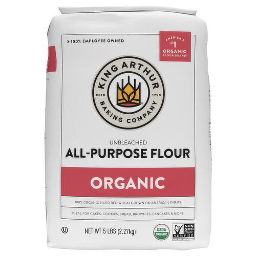 King Arthur Baking Company Organic Unbleached All-Purpose Flour