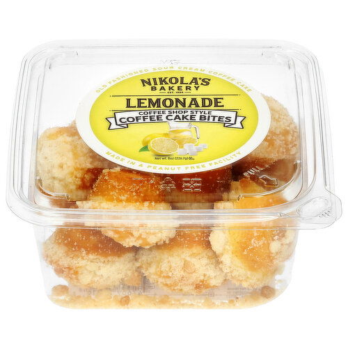Nikolas Mini Coffee Cake Bites Lemonade