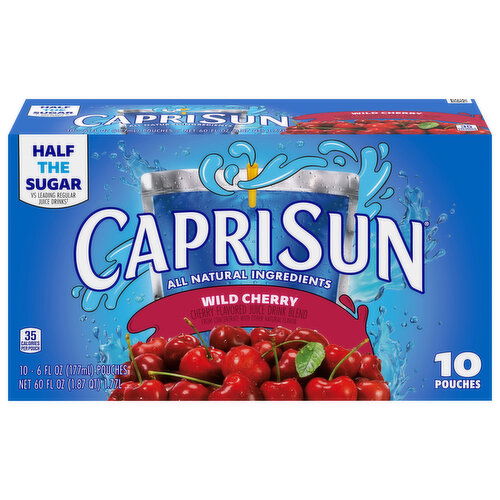 Capri Sun Juice Drink Blend, Wild Cherry