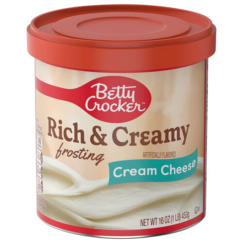 Betty Crocker Frosting, Cream Cheese, Rich & Creamy