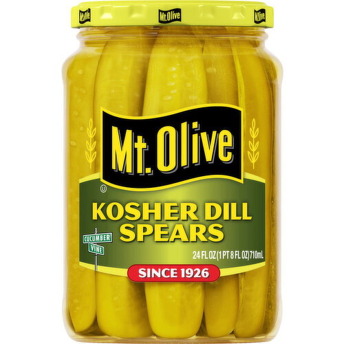 Mt. Olive Kosher Dill Pickle Spears Image 1 of 6