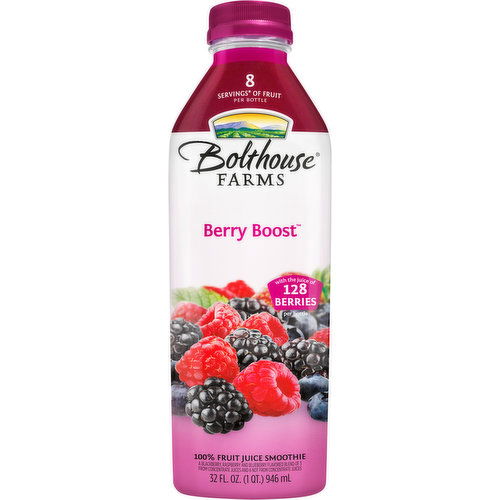 Bolthouse Farms 100% Fruit Juice Smoothie, Berry Boost