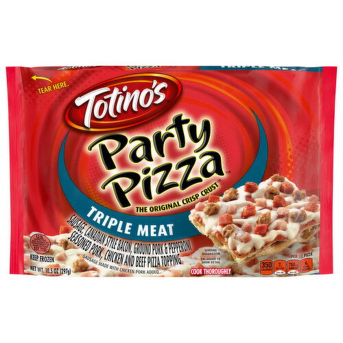 Totino's Three Meat Party Pizza
