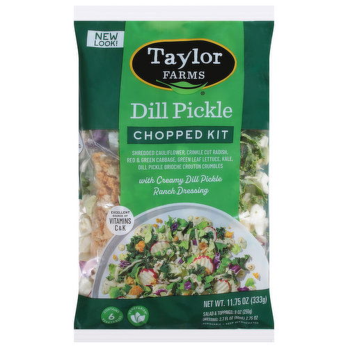 Taylor Farms Chopped Kit, Dill Pickle