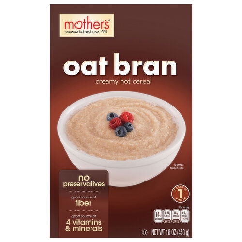 Mother's Creamy Hot Oat Bran Cereal