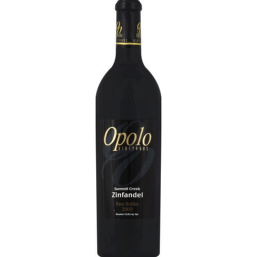 Opolo Zinfandel, Summit Creek, Paso Robles, 2009