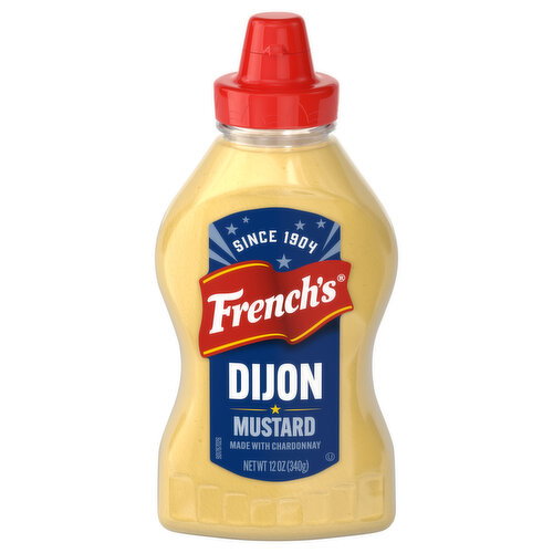 French's Chardonnay Dijon Mustard Squeeze Bottle Image 1 of 11