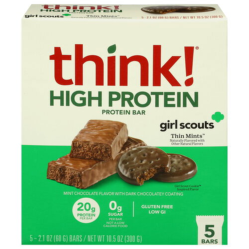 Think! High Protein Thin Mints Protein Bar Image 1 of 6