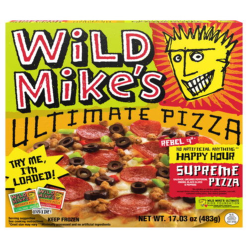 Wild Mike's Ultimate Rebel Happy Hour 9 Inch Pizza