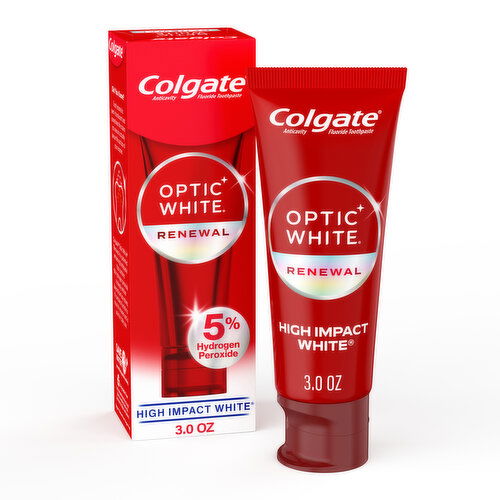 Colgate Optic White Renewal High Impact White Teeth Whitening Toothpaste