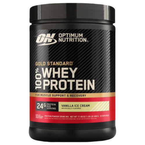 Optimum Nutrition Whey Protein Vanilla Image 1 of 5