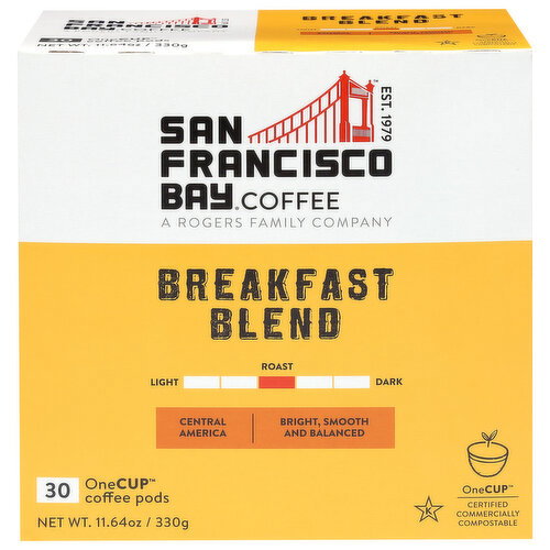 San Francisco Bay OneCup Coffee Pods Breakfast Blend Coffee
