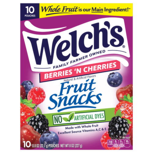 Welch's Berries 'N Cherries Fruit Snacks