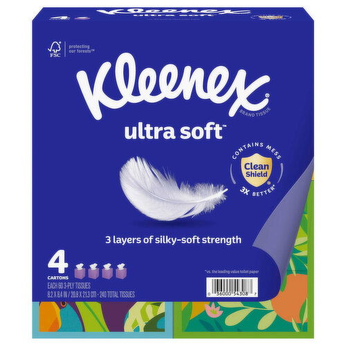 Kleenex 3-Ply Tissues