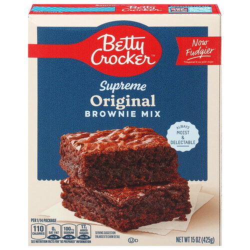 Betty Crocker Delights Supreme Original Brownie Mx Image 1 of 6